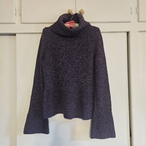 Express Purple Knit Sweater